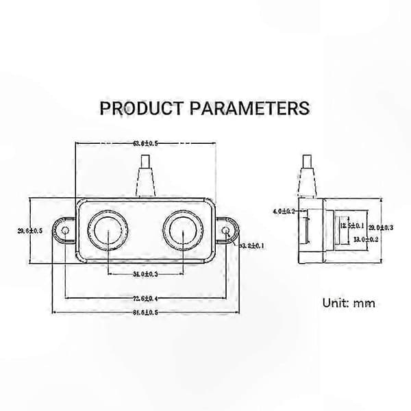 Vandtæt Ultra Sensor RS485 Interface 3-450cm Detektionsområde til væskeniveaumåling IP67-klassificeret PWM