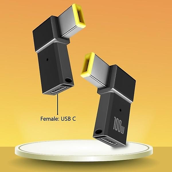100W USB Typ C Snabbladdningsadapterkontakt Universell USB C Laptop Laddare Konverterare 7.4-5.0mm (for Dell)