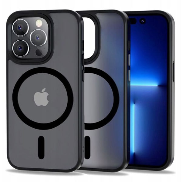 Tech-Protect iPhone 12 Pro Max -kotelo Magmat MagSafe Matta Musta 50