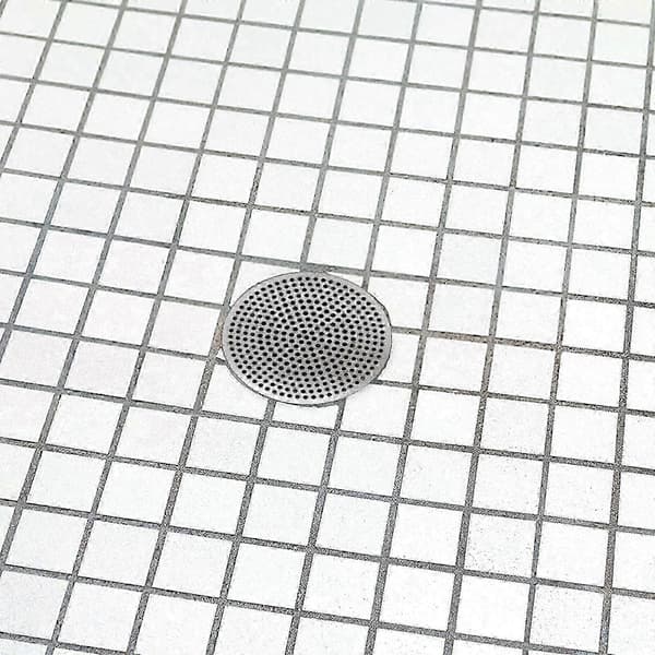 Vaskeafløbsdæksel til køkken - 15 cm tætningsprop låg Silver 15X15cm