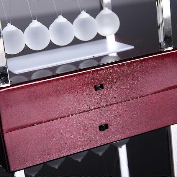 Newton's Cradle with LED Lighting, Kinetic Energy, Science Toy for Home and Office, Home Decor