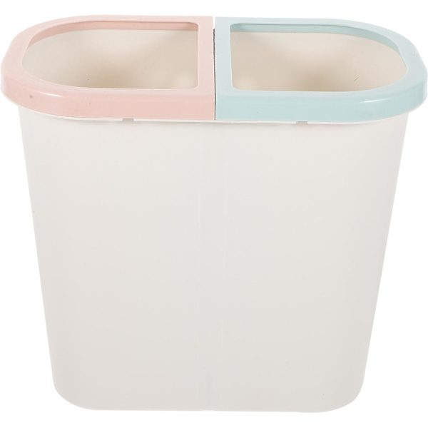 [RM]Double Compartment Dustbin Kitchen Waste Bin Waste Sorting Bin