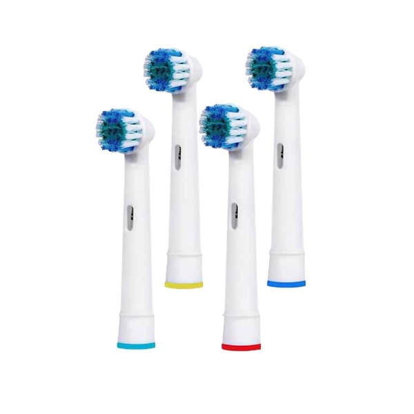 Ersättningsvita tandborsthuvuden, för precisionsrengöring av elektriska tandborstar, djup och exakt rengöring, pack