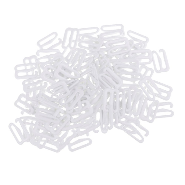 100 st Metall BH-band Justerare Slider Krok 9 Underkläder Sömnad Hantverk 12mm