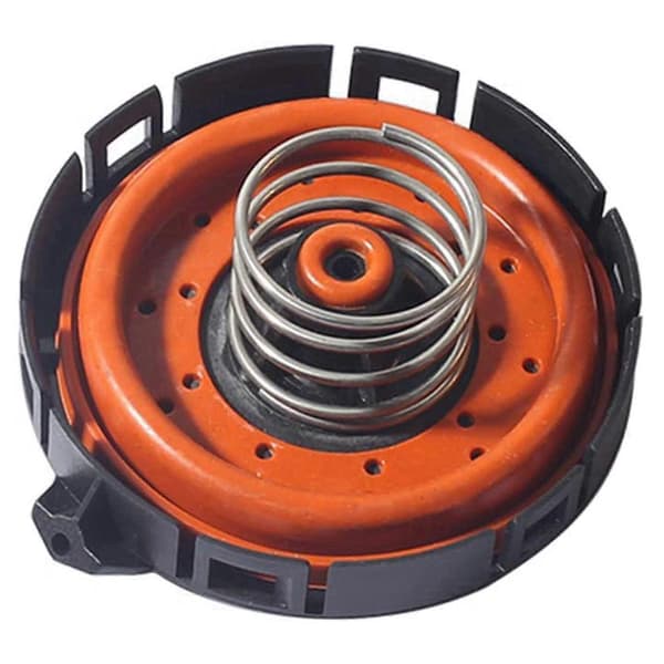 2X Bil Krumtaphus Trykudluftning Regulerende PVC Ventil kompatibel med BMW E53 E60 E63 E65 545I 550I 650I 745Li 11127547058 Black