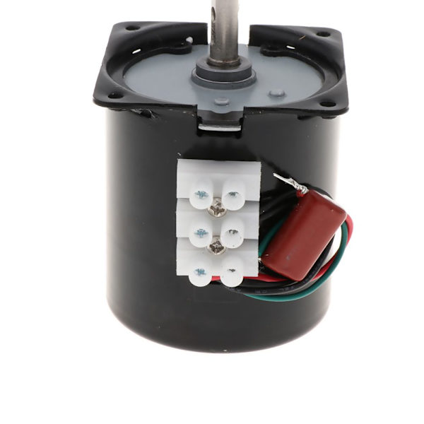 AC 220v 28w cw/ccw mikro permanentmagnet synkronmotor låg hastighet 60rpm