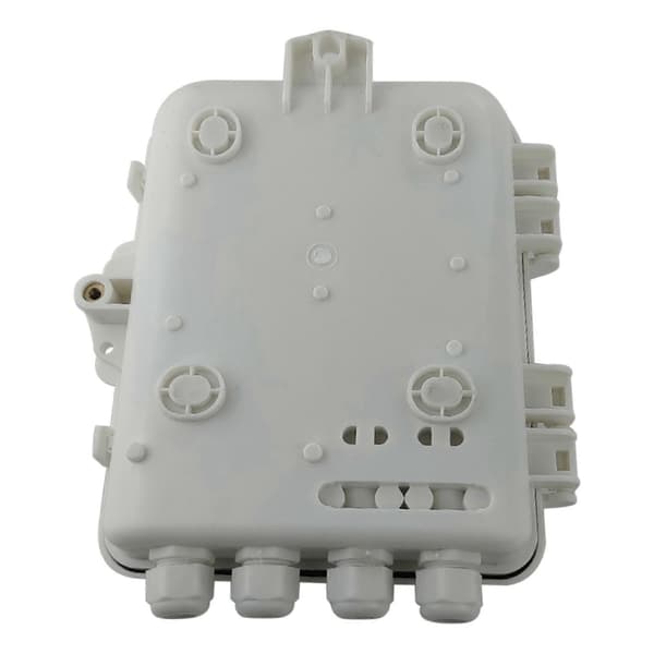 2X Nap Box Fiberoptisk Splitterbox PLC Utomhus Inomhus Fiberoptisk Terminalbox PLC Distributionsbox 12 Kärnor FTTH Box White
