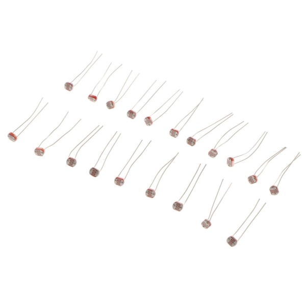 20st fotoresistor ldr cds 5mm ljusberoende resistanssensor gl5537