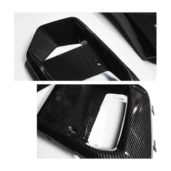 Til Ford Focus RS 2015-2018 Bil Utvendig Tilbehør Tåkelys Ramme Tåkelysdeksler Tåkelysgrill Karbonfiber Look Carbon fiber