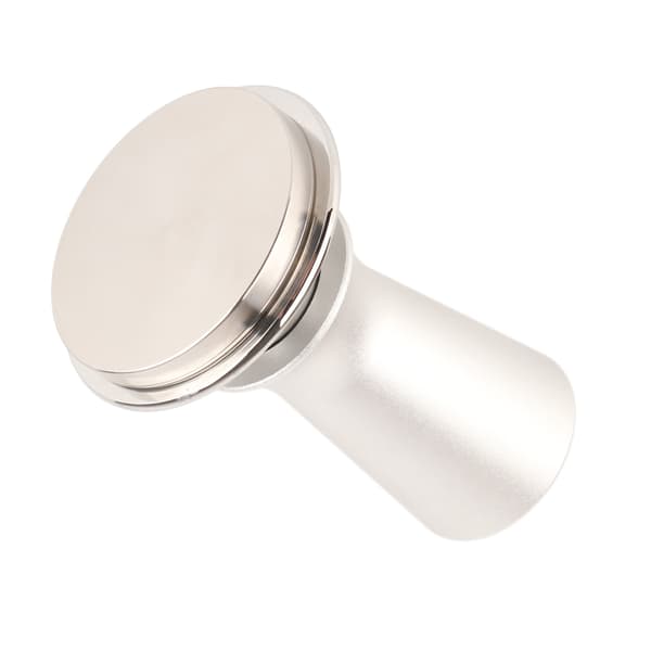 Kaffetamper Kaffepulverpressehammer Rustfritt Stål Konstant Trykk for Kaffetilbehør Sølv 53mm