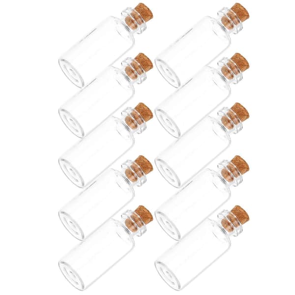 [RM]Små glasflaskor som önskar för DIY 24 st transparent glas med propp