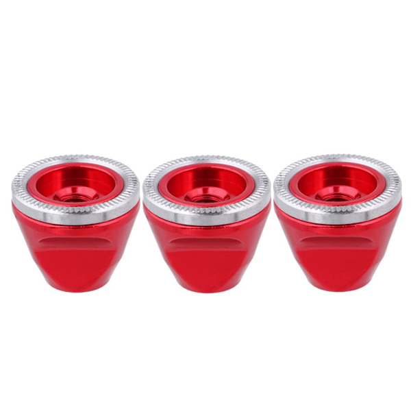 3x Cykel Snabbkoppling Spak Mutter Axel Skruv Cykelnav Axie Bult Röd