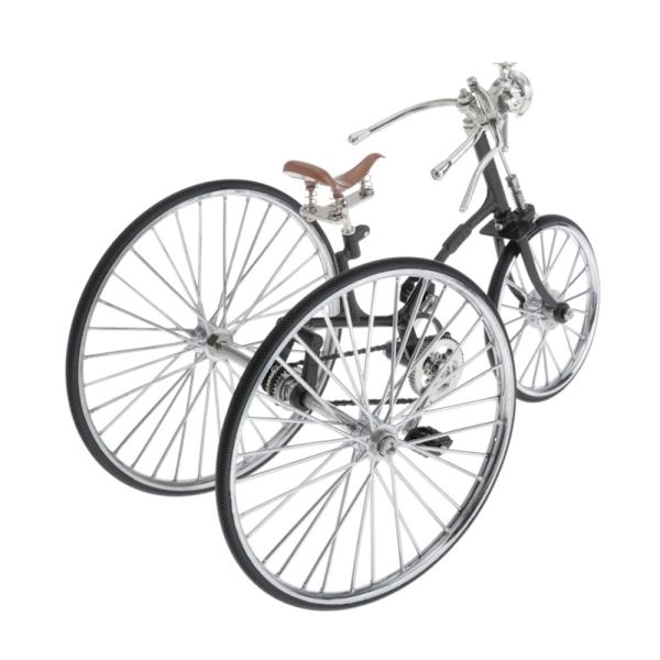 1:6 Trehjuling Bilmodell Antik Cykel Heminredning Dekoration Svart