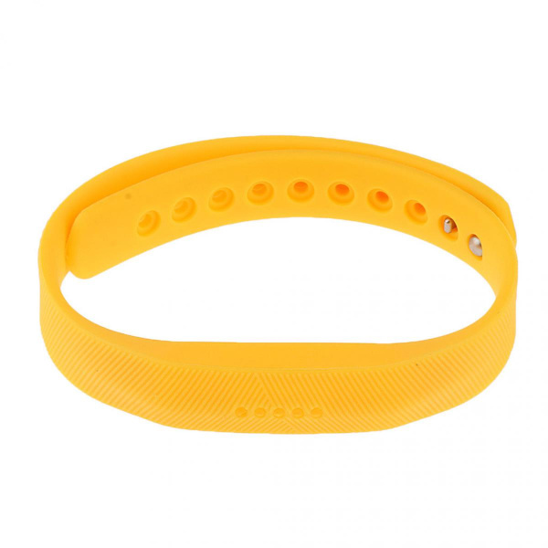 Sport Tillbehör Silikonarmband för Fitbit Flex 2 Tracker Gul