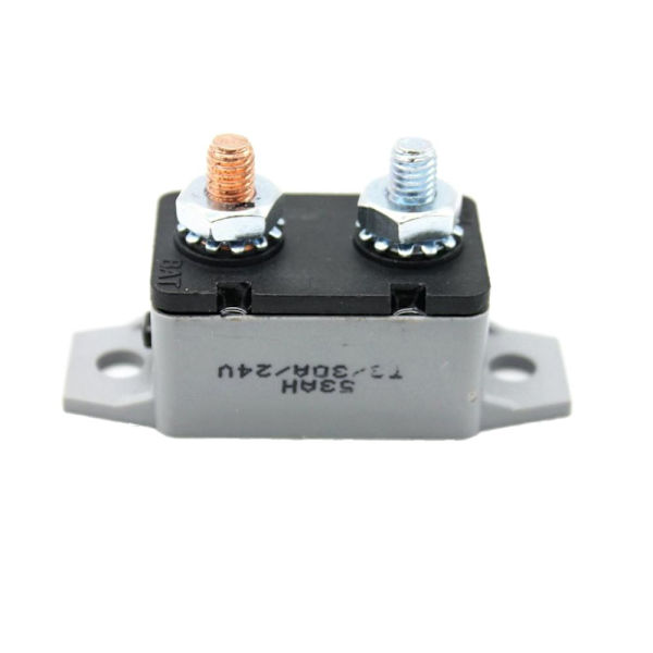 12v-24v Bil Marin Båt Audio Strömbrytare Manuell Återställningssäkring 30A
