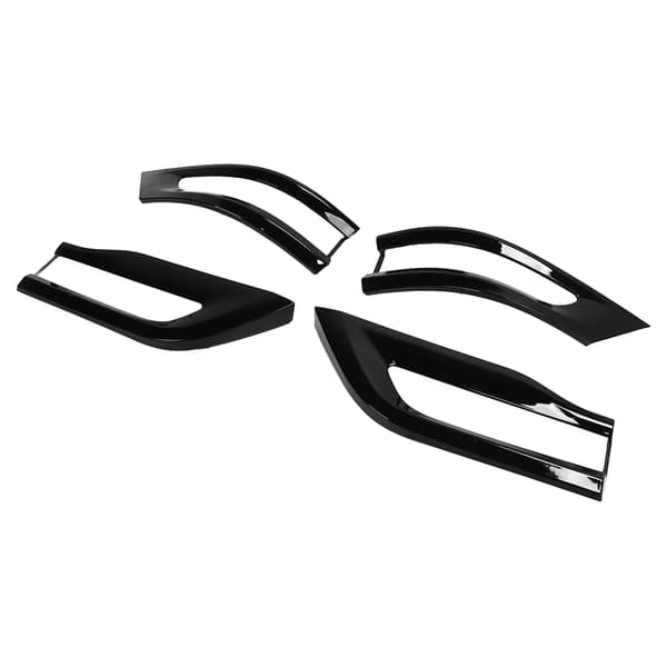 4 stk. blank sort baglygteafdækning erstatning for Jeep Grand Cherokee 2014-2020