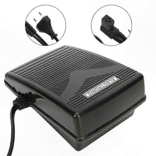 Singer 974 symaskinsfotpedal med strömkabel, EU-kontakt, multifunktionskontroll black