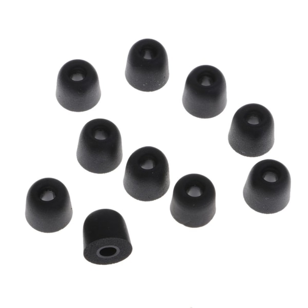Öronproppar i Memory Foam för 4,5 mm In-ear Hörlurar Svart