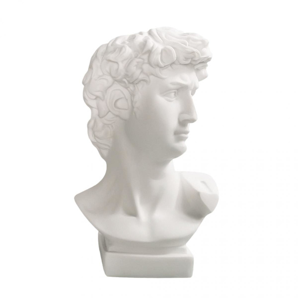 David Huvud Växtkruka Blomvas Dekorativ Byst Staty Planter 6CM