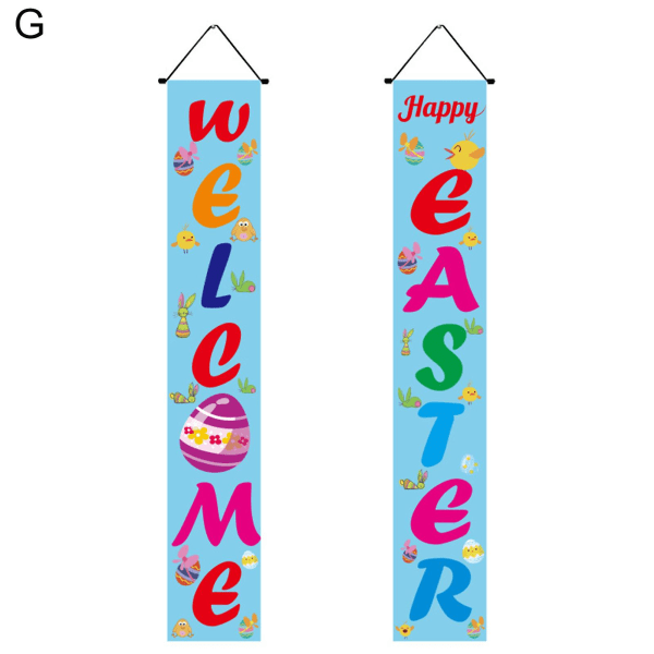 1 Par Påskstil Festlig Touch Högtidspar Polyester Elegant Välsignelse Par Dekor för Hemmet G