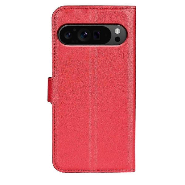 [RM] Litsi-nahkainen puhelinkotelo Google Pixel 9 Pro XL -puhelimelle Red For Google Pixel 9 Pro XL