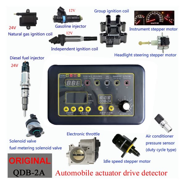 [RM] Tennspole Tester Injektor Solenoid Tomgangs Stepmotor Tester for Bil