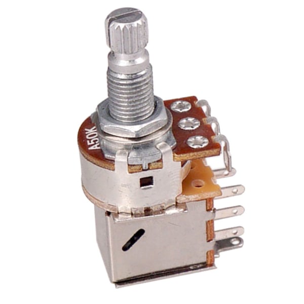 Push Pull Potentiometer Kontroll Potentiometer för Elektrisk Basgitarr A50K
