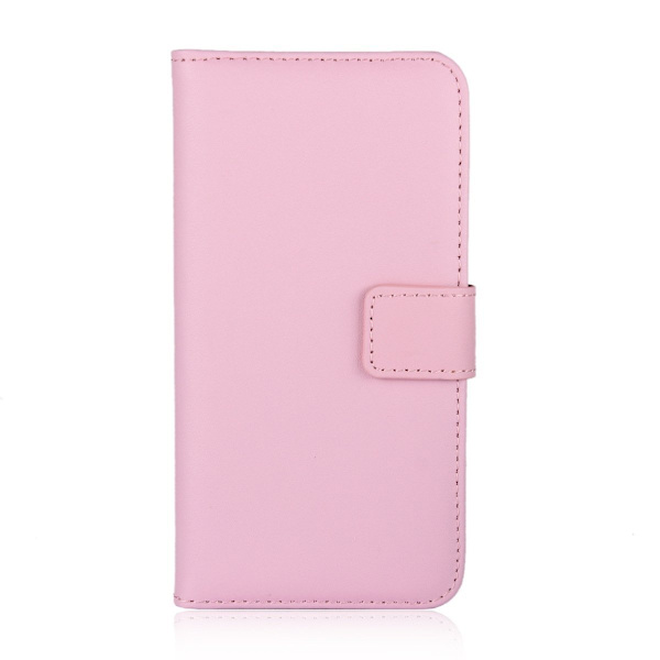 OnePlus Nord N100 - Ægte Læder Wallet Case - Lys Pink LightPink LightPink Ljus Rosa