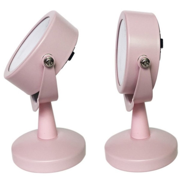 liten rund bordsklocka armbandsur timklocka icke rosa klockbricka