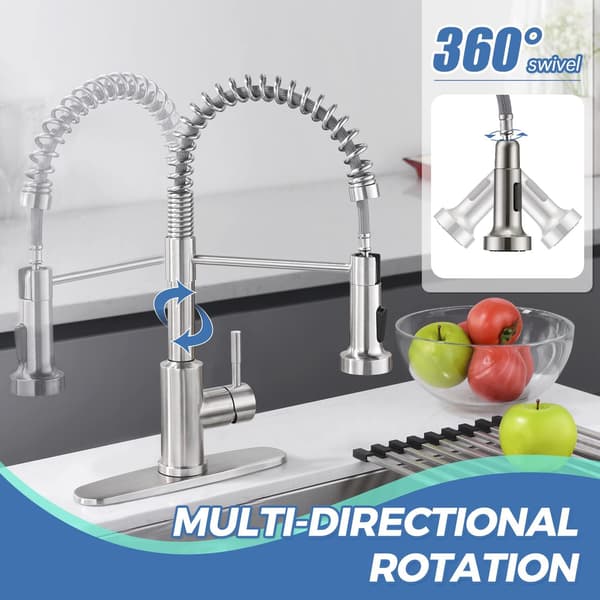 [RM] Kitchen Faucet, Pull-Out Kitchen Faucet, with 10 inch Cove