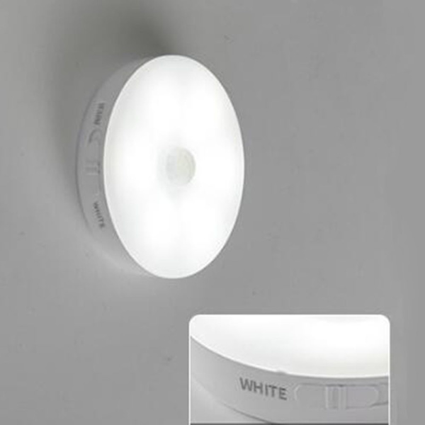 Trådlös LED Skåpbelysning Rörelsesensor Vit 400mAh