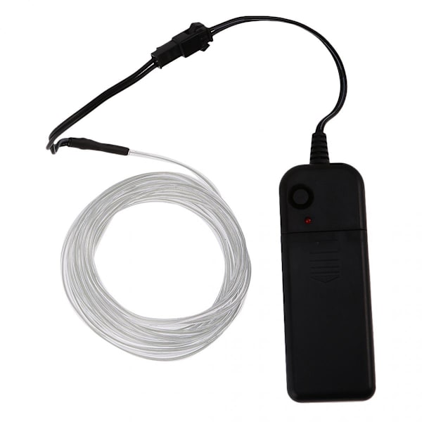 Luminescent Luminaire Led-lampor Armatur El Fil Fil 5 Meter Isblå