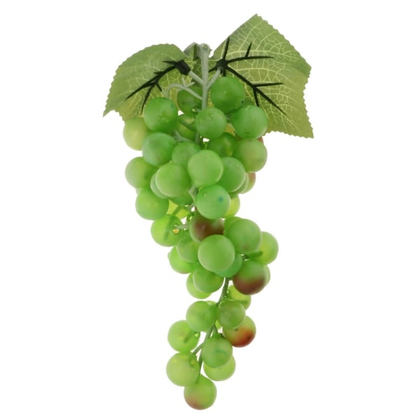 Konstgjord Fake Grape Fruit Hem Köksskåp Display Grön-60 druvor