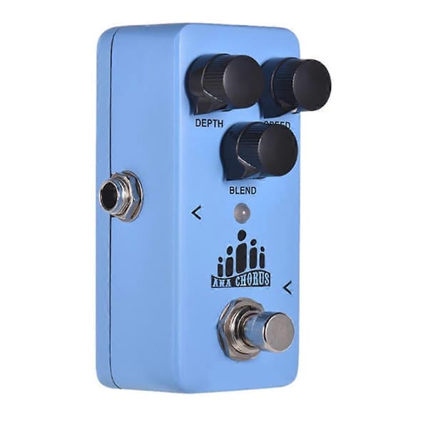 ANA CHORUS Mini Gitarrpedal Analog Chorus Gitarr Effektpedal Processor Full Metallskal med Tru