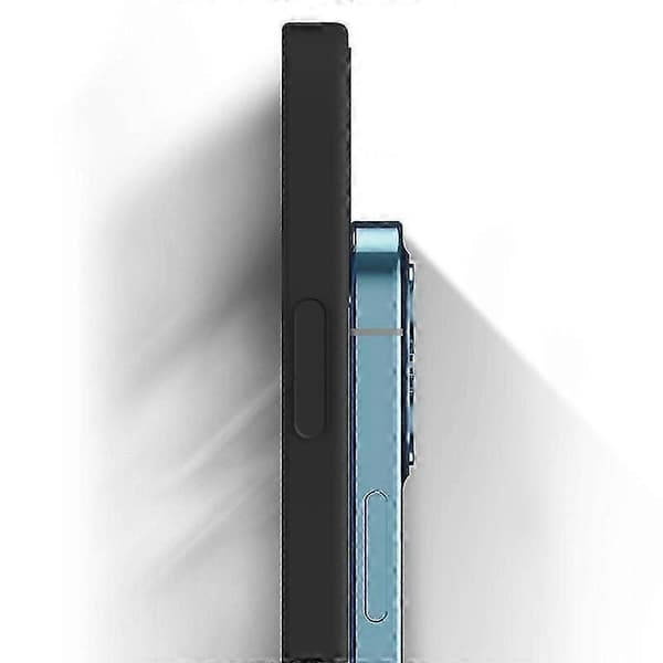 För Samsung Galaxy A32 5G M32 5G Rak Kant Gummerat Flexibelt TPU-fodral Mikrofiberfoder Anti-S Dark blue Dark Blue