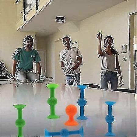 22 st silikon Pop Sucker Sugkopp Dart Leksaksset för spel