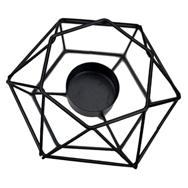 Bröllopsljusstake 3D geometrisk ljusstake värmeljushållare festtillbehör s