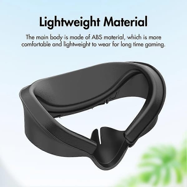 VR Ansiktsdyna för Oculus Quest 3S - Ögonmaskskydd, för Meta Quest 3 S VR-tillbehör Black
