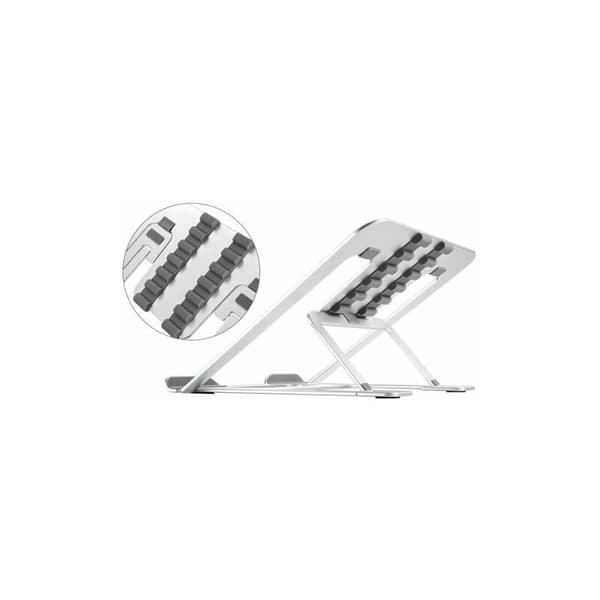[RM] Laptopstativ i aluminiumlegering - 6 høydejusterbart - ergonomisk stativ