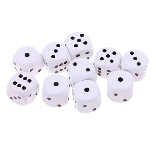 20 st Prickiga D6 Trätärningar för D u0026 D TRPG MTG Brädspel