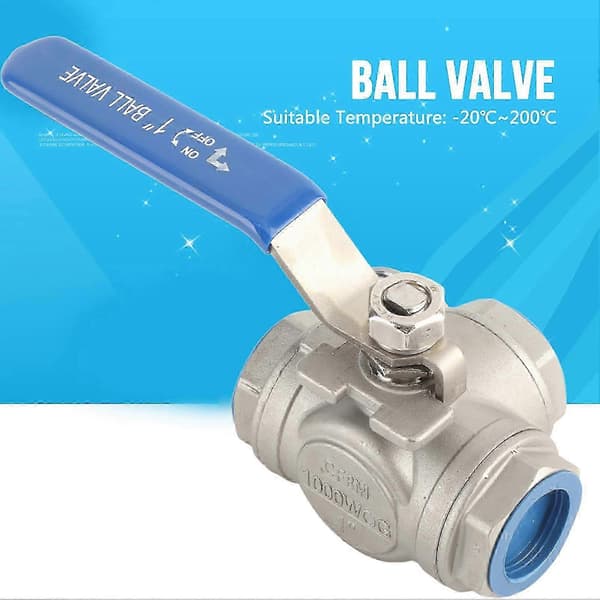 3-vejs L-type kugleventil til hydrauliske styresystemer