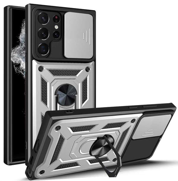[RM]Spacecase Deksel til Samsung Galaxy S22 Ultra Sølv