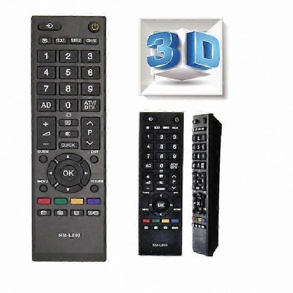 Yleiskaukosäädin kaikille LCD-televisioille Black