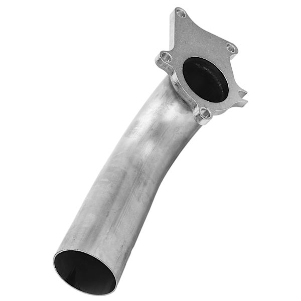 [RM]Stainless Steel Turbo Downpipe Dump Pipe Replacement - 57mm, T3 T4 T04E Compatible