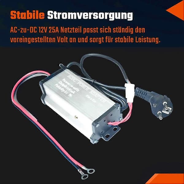 [RM]220 V til 12 V AC/DC Strømforsyningsadapter Transformator for 5 KW 8 KW Luftvarmer Parkeringsvarmer til Campingvogn, Bobil EU-plugg