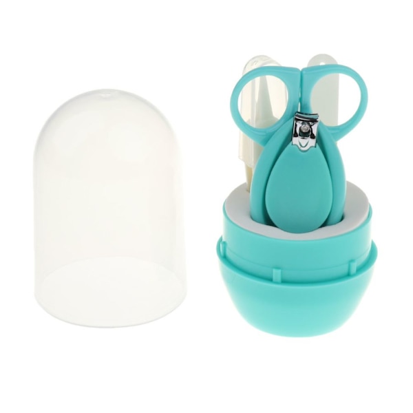 4 st/set Baby Nagel Klippare Saxar Cutter Finger Manikyr Grön