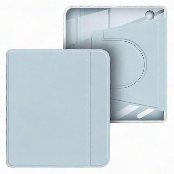 Magnetisk design 7-tums e-läsarfodral med avtagbart justerbart stativskydd Auto Wake/Sleep Stötsäkert för KOBO Libra Color/2 Light Blue