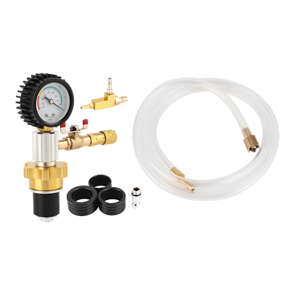 [RM]Car Radiator Coolant Refill Purging Kit Quick Coupler Evacuate Leaks Test Vacuum Cooling System