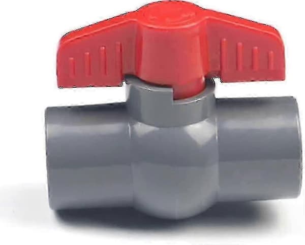 PVC kulventil, 40 mm plastventil