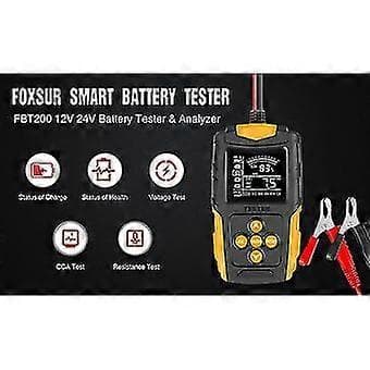 12v/24v Bilbatteritestare Digital Fordonsdiagnostisk Batteritestare Analysator Fordonsstart C